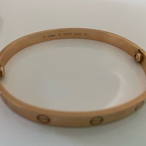Cartier Love Bracelet Rose Gold Large Size